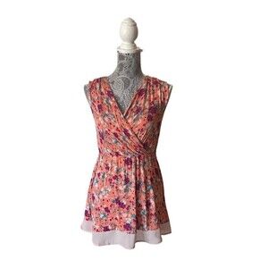 ModCloth Outgoing Guidance Floral Print Sleeveless Top